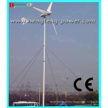 Horizontal axis windmill generator, permanent magnet FRP blades